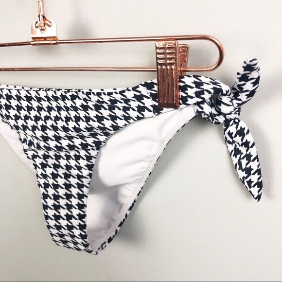 LOVERS + FRIENDS | Jojo Houndstooth Black & White Bikini Women’s Size XXS - Picture 9 of 13